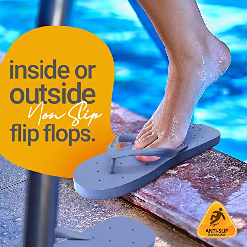 Image of Shower Shoez Women's Non-Slip Pool Dorm Water Sandals Flip Flops