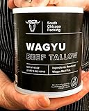 South Chicago Packing Wagyu Beef Tallow, 42 Ounces, Paleo-friendly, Keto-friendly, 100% Pure Wagyu