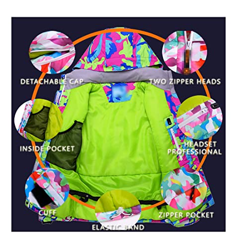 Veste de neige pour femme contre le froid et pantalon de ski anti-humidité - 3