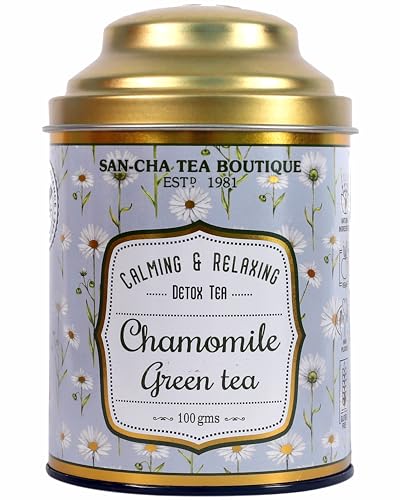 Image of Sancha Tea Boutique, Bed Time Tea Bundle, Caffeine-Free Herbal Tisanes, Sleeping Beauty, Chamomile & Bedtime Teas, 50 Biodegradable Pyramid Bags & 100g Loose Leaf