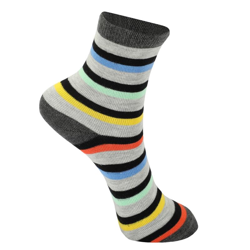 Image of Kids Boys Socks - Printed Cotton Kids Socks | Soft and Comfortable, Sock for Boys | Stylish & Durable Boy Sock for Everyday - Pack of 5 Pairs