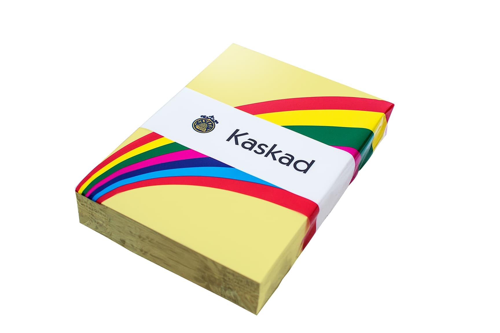 Kaskad Coloured Paper 160gsm, 250 Sheets (Bunting Yellow)