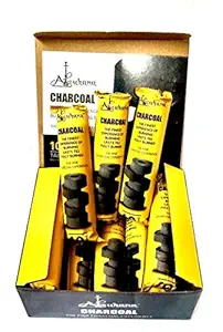 SOUTHPOLE FASHIONS Alsuhana Hookah Coil Carbon Charcoal Sheesha Sulfur Free Magic Coal- Pack of 30 (3 Rolls, black)