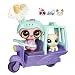 Littlest Pet Shop City Rides Sloth and Lhasa Apso Scooter
