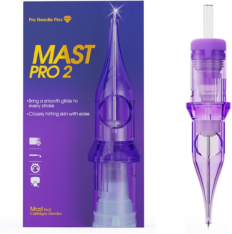 MAST TATTOO Pro2 0801RLT Cartuchos de Agulhas para Tatuagem