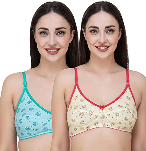 Image of Fasense Women's Wire Free Non Padded Cotton Bra