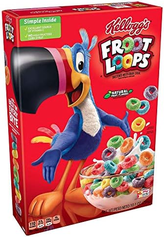 Kellogg's Froot Loops, 286 g - Pack Of Two
