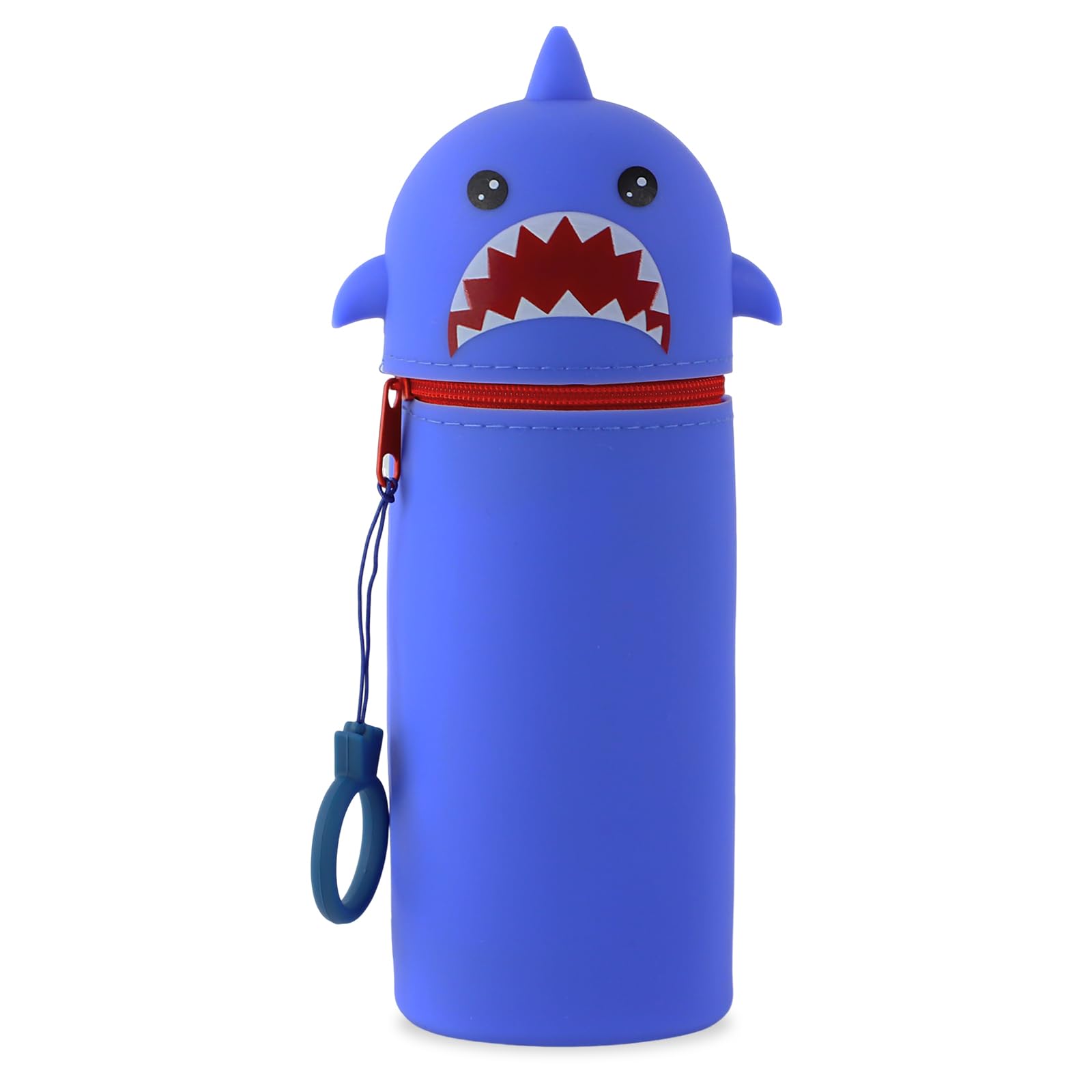 Trousse Silicone 2 en 1 Cartoon Stand Up réglable Requin