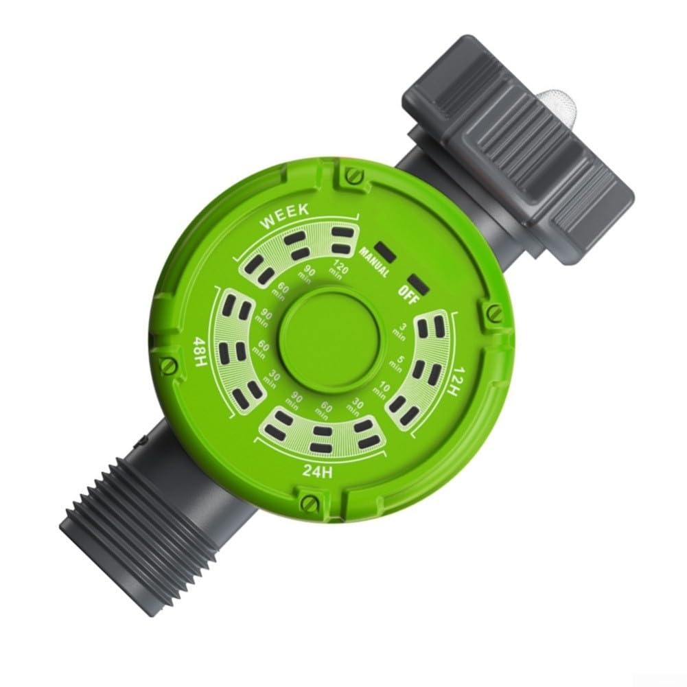 Ordinateur d'arrosage en plastique ABS robuste Vert (A)