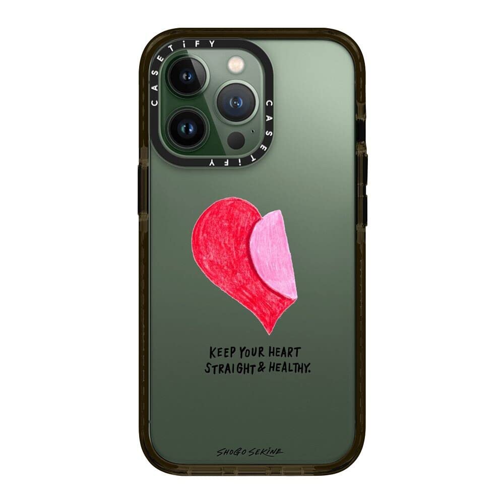 Amazon.com: CASETiFY Impact Case for iPhone 13 Pro - Heart - Clear
