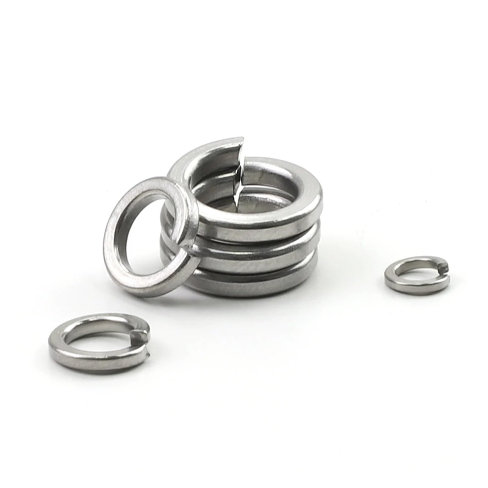 Federringe, Geteilte Sicherungsscheiben aus Edelstahl, mehrere Größen M2-M30 | M18 10pcs