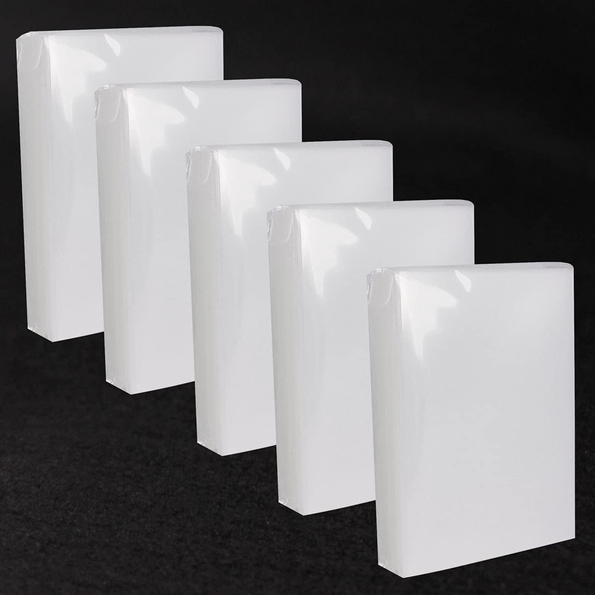 TURKRA Clear Card Sleeves, 250 Count Premium Card Sleeves for 2½”x3½”Standard Sized Trading Cards and Sports Cards(66 x 91 mm) (250 Count) : Toys & Games