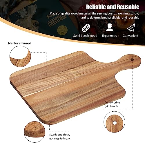 6 Piezas Tabla de Cortar de Madera Acacia 40.64x25.4 cm miniatura 3