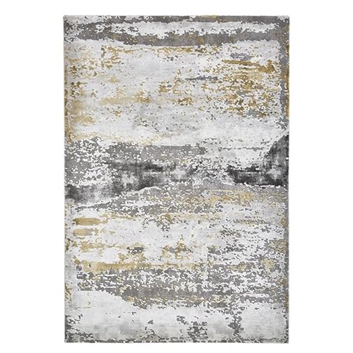 Image of Think Rugs, Craft 19788 Grey/Ochre - 120 x 170