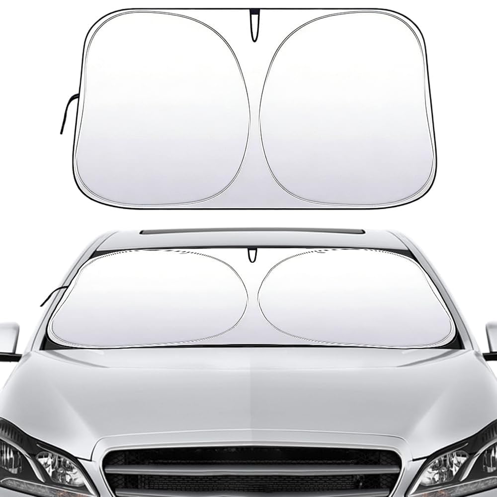 TFIUMCRGW For Toyota Yaris 1999-2025 XP10 XP20 XP30 XP40 XP60 Car Windshield Sunshade Front windshield sun visor UV Protection Sunshade for Heat Block Keep Vehicle Cool,A