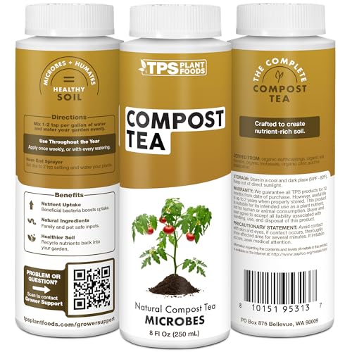 Compost Tea líquido 8 oz para suelo y plantas miniatura 5