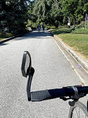 Hafny New Bar End Bike Mirror, Hd Automotive Grade Glass Lens, Shatterproof, Adjustable Cycle Mirror, E-Bike Mirrors, Hf-M900Ls-Fr04 #TOP4