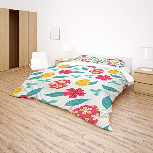 Housse de couette en polyester ultra doux et durable pour lit double