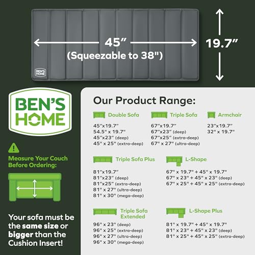 Image of BEN'SHOME Loveseat Cushion Support Board, Sagging Couch 38-45 inch x 19.7 inch