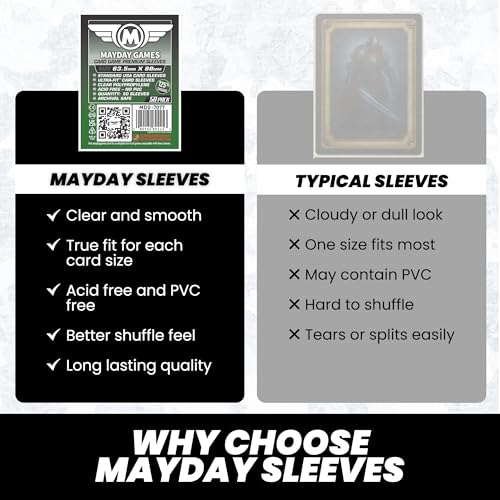 Mayday Games Legendary Game Accessory Premium Card Sleeve Bundle pochette carte - 6