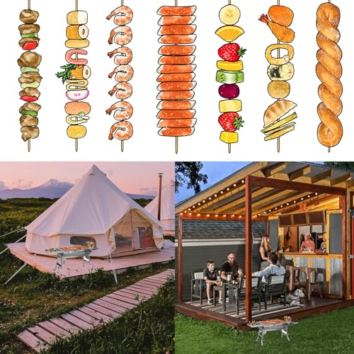 Barbecue charbon pliable inox grand format 40x50 cm portable - 7