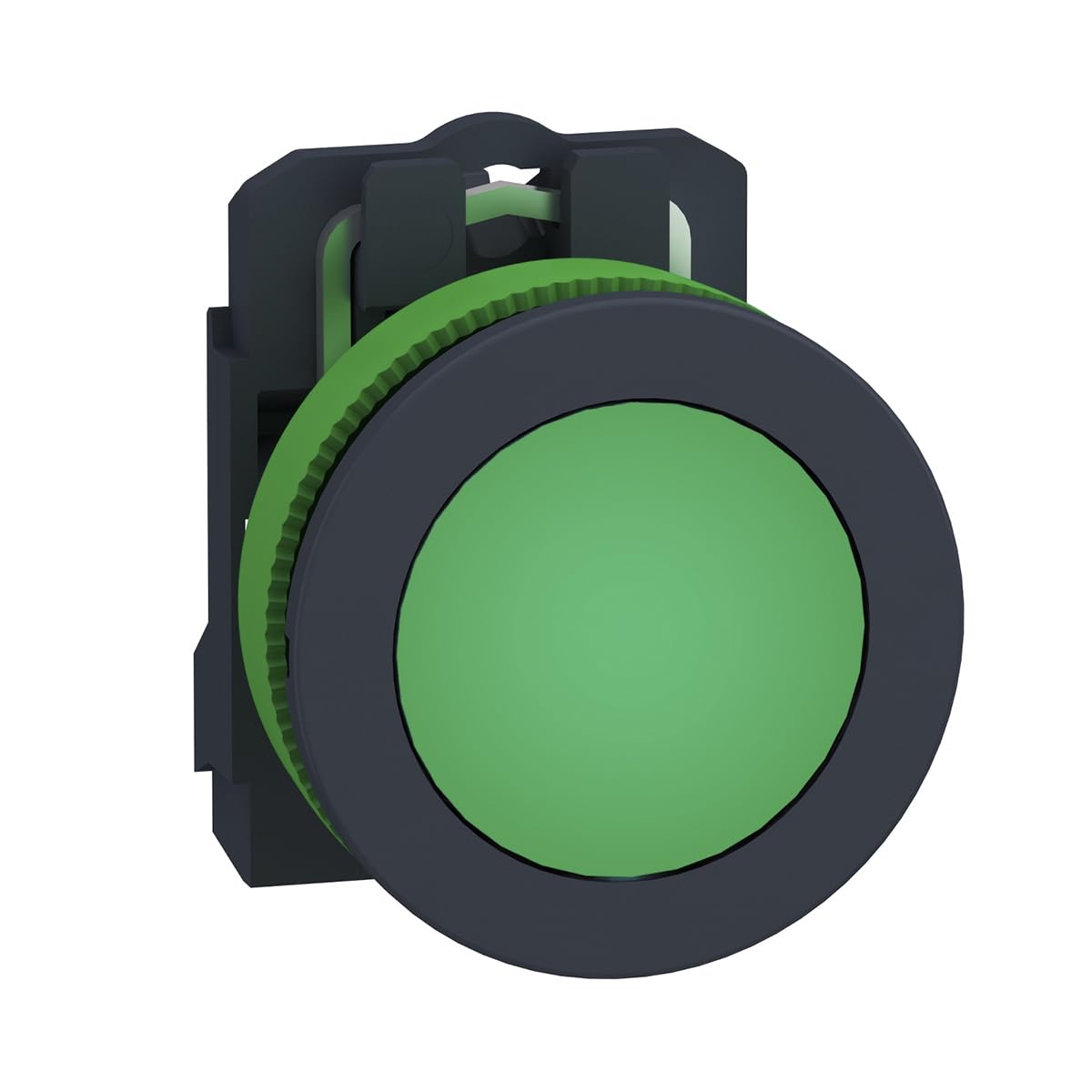 Pilote encastrable vert 110-120V pour tableau électrique industriel