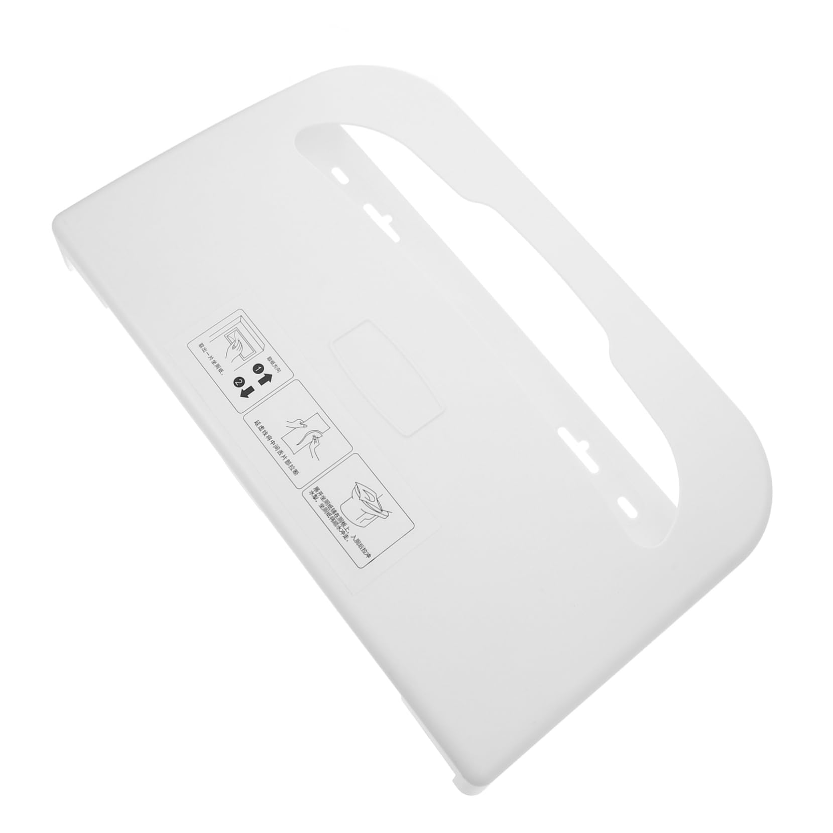 CONGARTENO Wall Mounted Toilet Seat Cover Dispenser Plastic Bathroom Tissue Dispenser Toilet Seat Paper Dispenser Toilet Seat