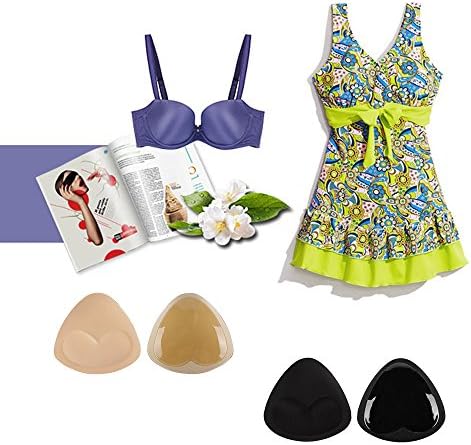 TopBine Bra Inserts Self-Adhesive Bra Pads Inserts Removable Silicone Breast Lift Sticky Cups