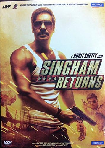 SINGHAM RETURNS ORIGINAL HINDI DVD Boxed and Sealed (ENGLISH SUBTITLES)