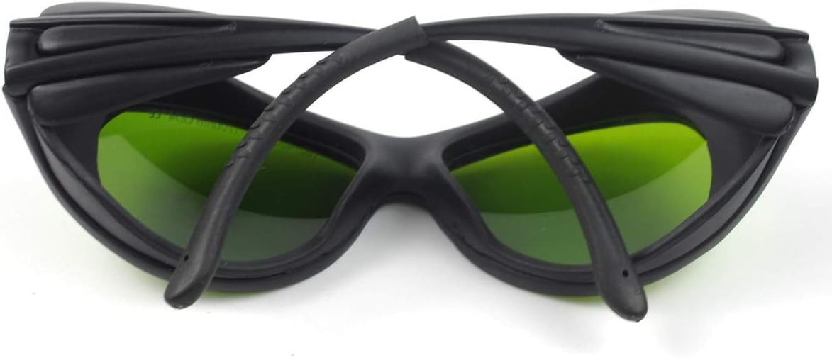 1064nm OD6 190-450nm&800-1700nm 405nm 450nm 808nm 830nm 850nm ND:Yag Blue IR Infrared Laser Protective Goggles Safety Glasses for Fiber Laser Welding Cutting Engraving CE T4-2