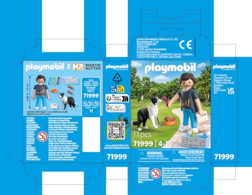 PLAYMOBIL | Martin Rütter Hundetrainer | Spielzeug ab 4 Jahren | Geschenk für Kinder | Fördert Kreativität & Einfühlungsvermögen | Liebevolles Hundetraining-Rollenspiel mit Figur & Zubehör | 71999