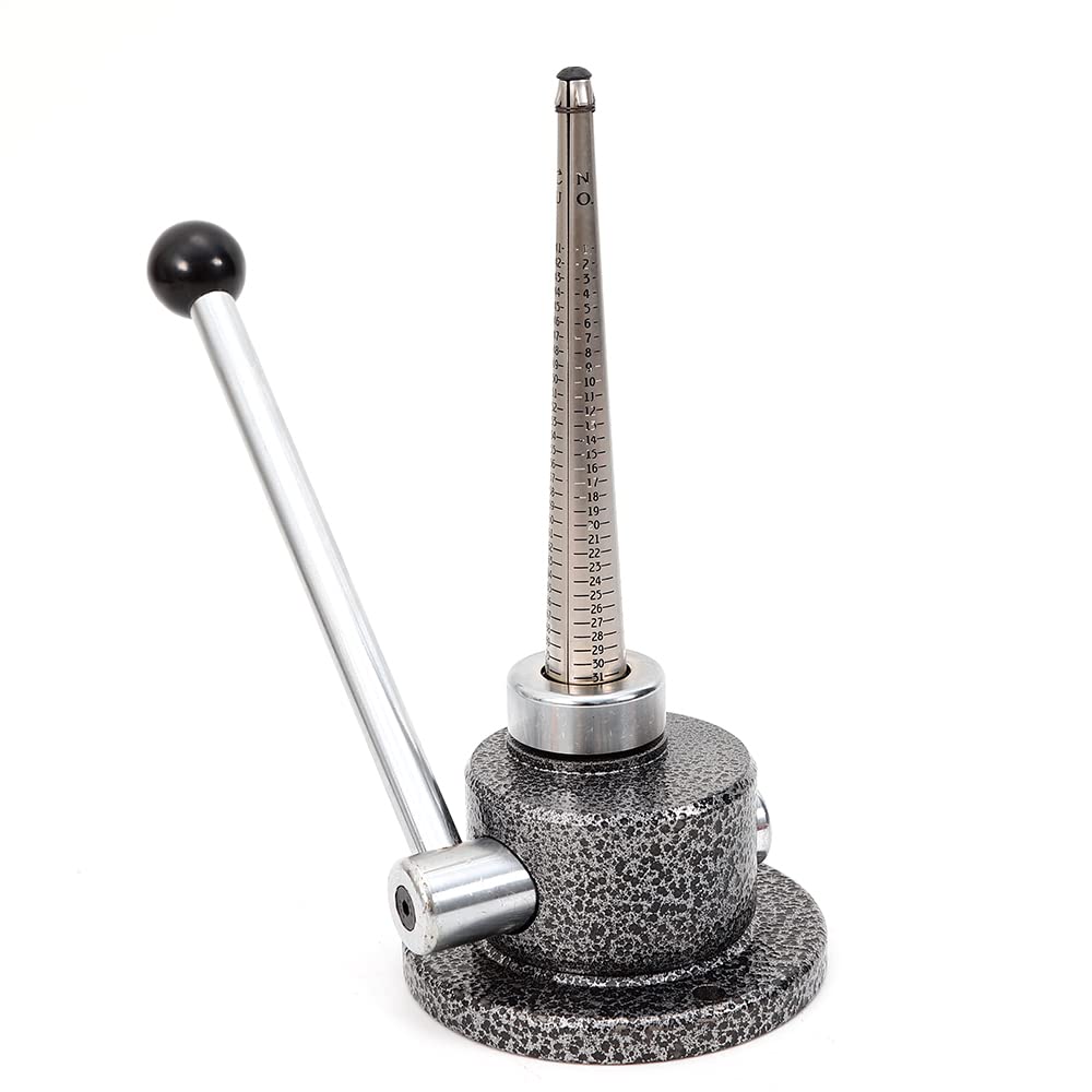 Ringvergrößerung Desktop Ring Expander Stretcher Keilrahmen Ring Vergrößerer Schmuck Jewelry Werkzeug, Handhebelkopf Ball Design, für Juweliergeschäftreparaturen or Einzelpersonen