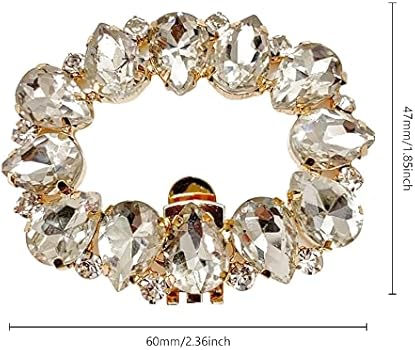 Tokaneit Schoensieraden gesp 1 paar schoenen clips dames, schoen sieraden, schoen hangers, schoen gespen, metalen schoen clip, kristal strass gesp, decoratie metalen strass schoen clips Tokaneit Schoensieraden gesp 1 paar schoenen clips dames, schoen sieraden, schoen hangers, schoen gespen, metalen schoen clip, kristal strass gesp, decoratie metalen strass schoen clips