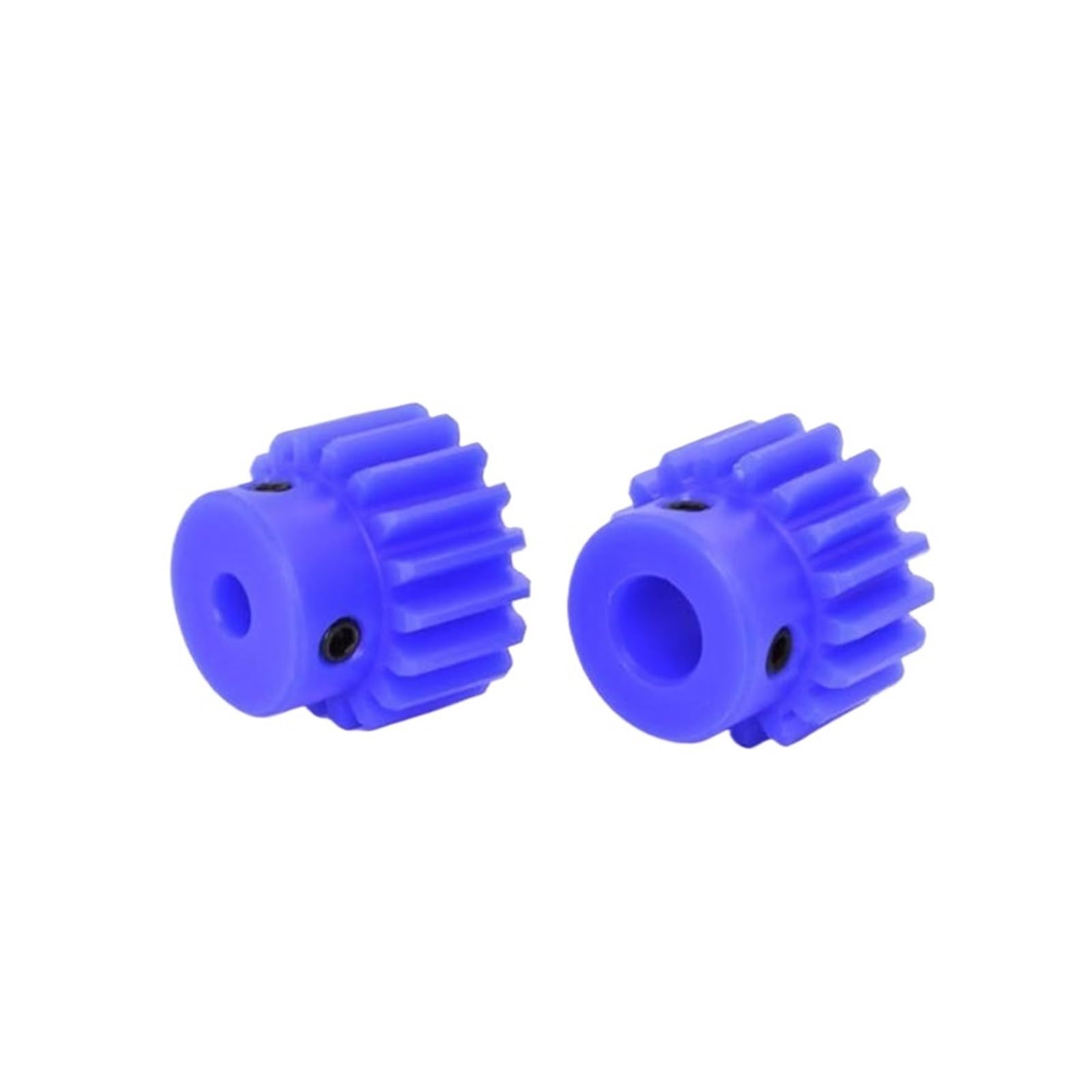 Bevel Gear Pinion Hardware Mechanical 1pcs 1M 20T Blue Nylon Spur Gear 1 Mold 20Teeth Bore 5/6/7/8/10/12mm Plastic Spur Gear with Step(5mm)