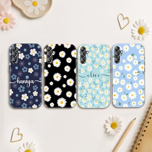 Image of COLORflow Back Cover Compatible with Samsung Galaxy A14 5G / 4G | Daisy Garden Customized | Glossy Armoured Bumper with Camera Protection Back Cover Compatible with Samsung Galaxy A14 5G / 4G