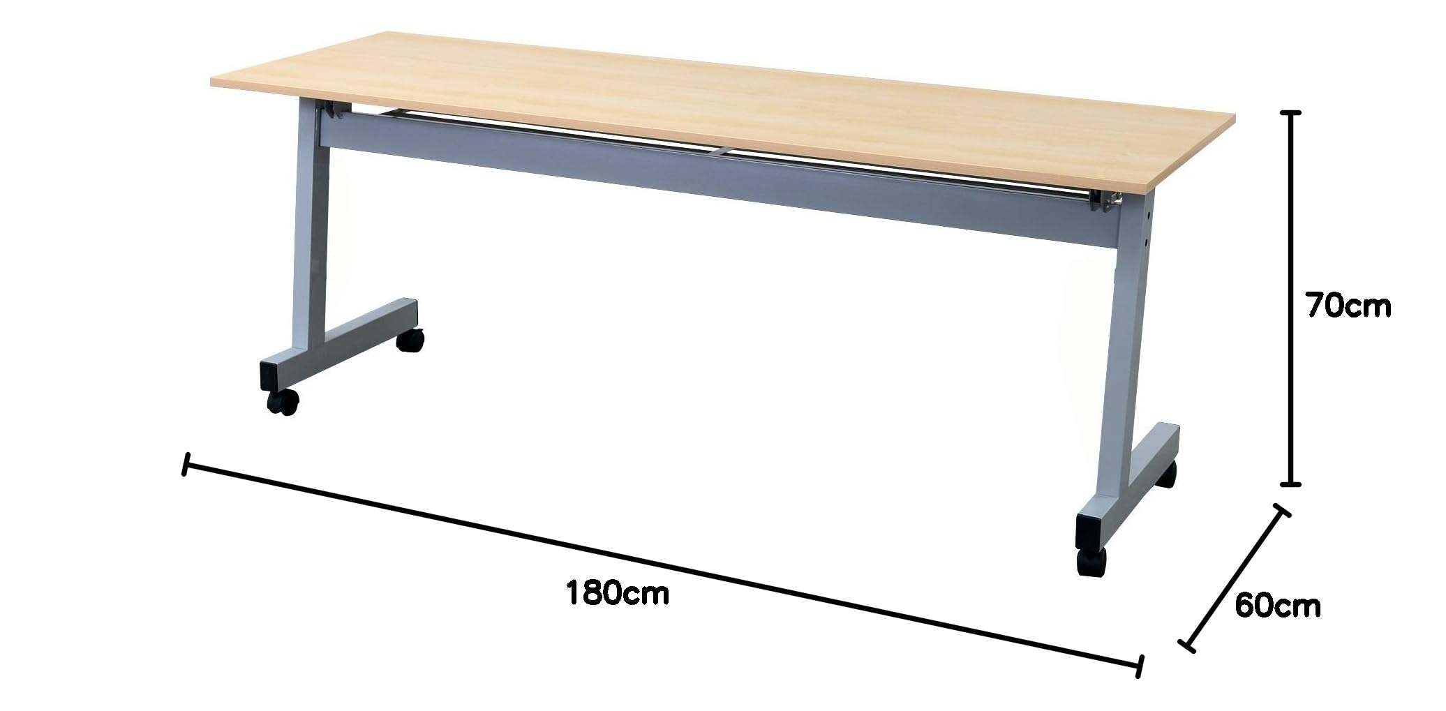 Amazon.co.jp: スタックテーブル 跳ね上げ式会議テーブル 幅1800