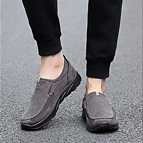Mens Slip on Orthopedic Leather Loafer Casual Business Lightweight Walking Soft Driving Shoes Moccasin Daily Flats Sneakers3