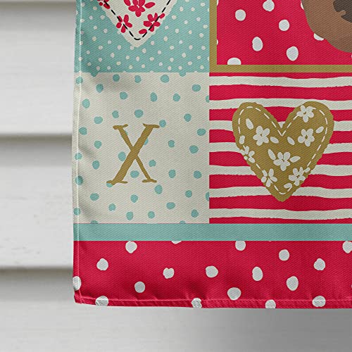 Drapeau Abyssinian Sand Terrier Caroline's Treasures en toile grand format pour maison
