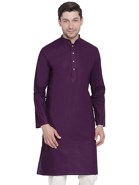 VASTRAMAY Men Cotton Regular Fit Kurta