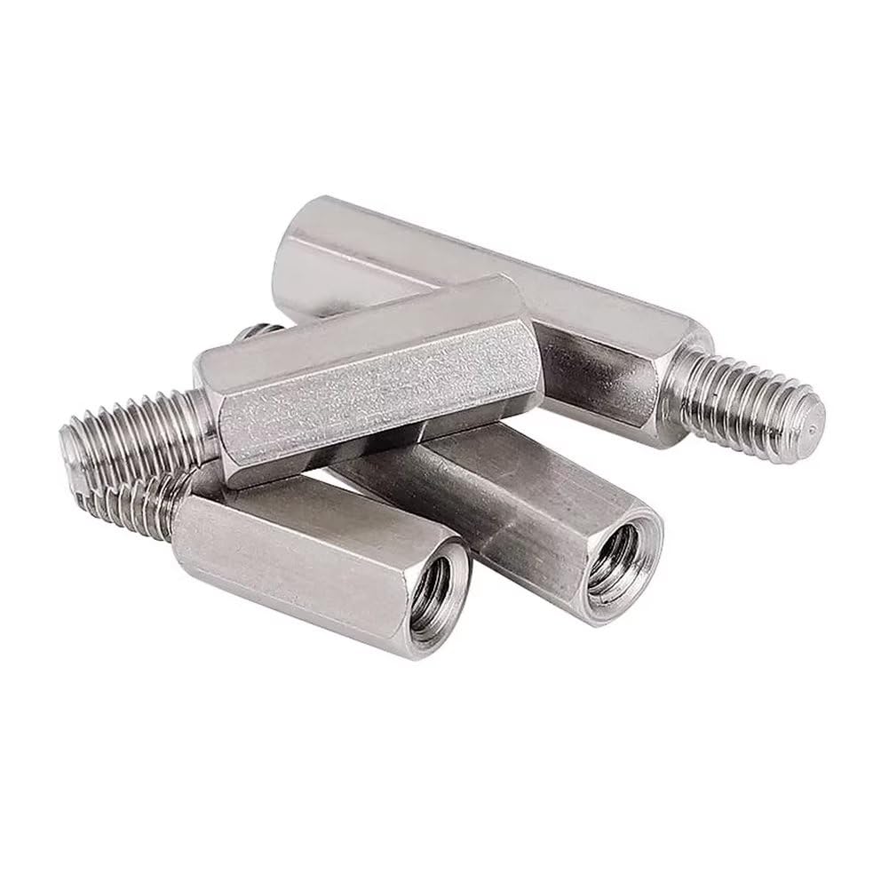 Espaciadores Hexagonales de Acero Inoxidable Separadores de Tornillos Macho-Hembra Separador M6*20+8mm (5 Piezas)