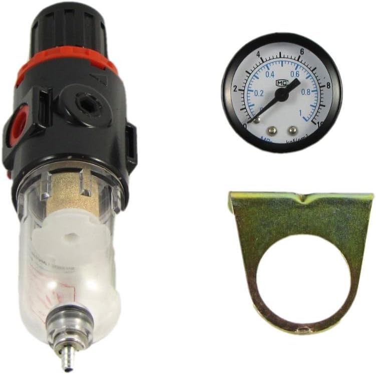 Royalmax® 1.5Mpa 1/4" Air Pressure Regulator oil / Water Separator Trap Filter Airbrush Compressor
