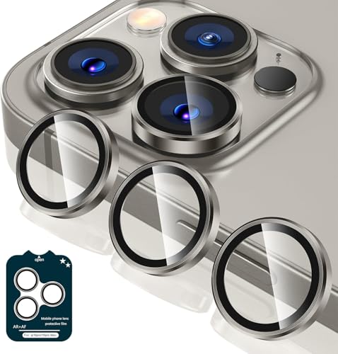 Image of Mobile Camera Lens Protector Compatible for iPhone 16 Pro & iPhone 16 Pro Max Silver