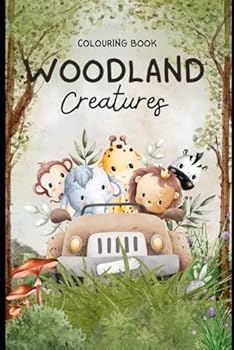 Paperback Woodland Creatures Children's Colouring Book
