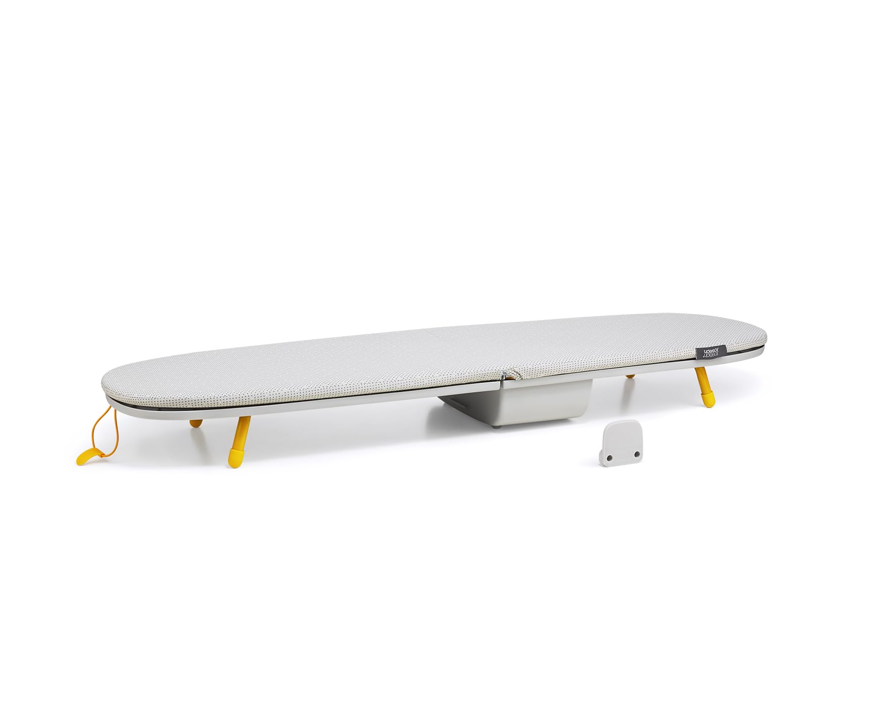 Joseph Joseph Pocket Max Tischbügelbrett, 110cm Bügelfläche, Faltbares Mini-Bügelbrett mit Aufhängehaken