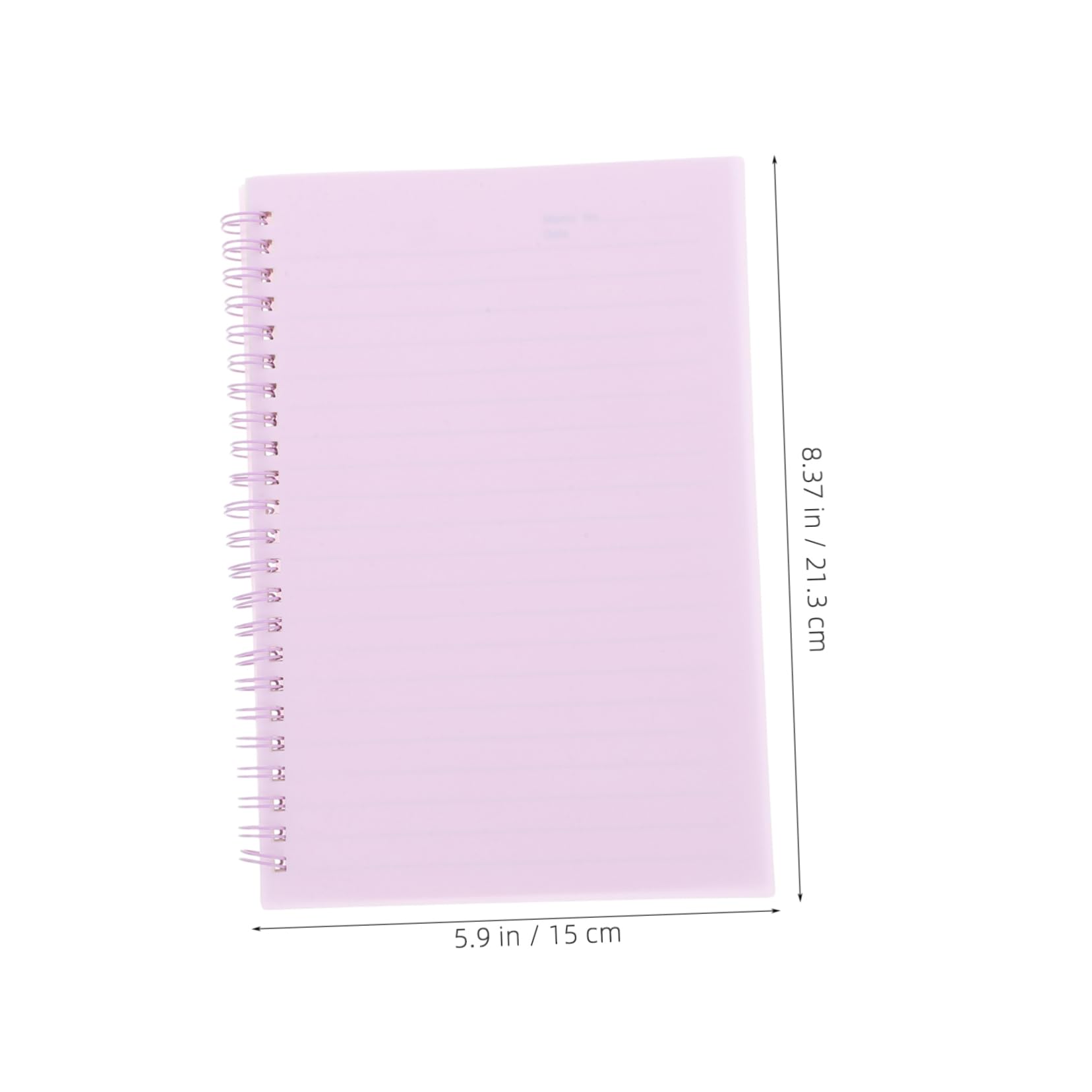 SHINEOFI 5pièces Lot De Carnets à Spirale Pages Lignées Couverture Rigide Pour Prise De Notes Et Usage Quotidien