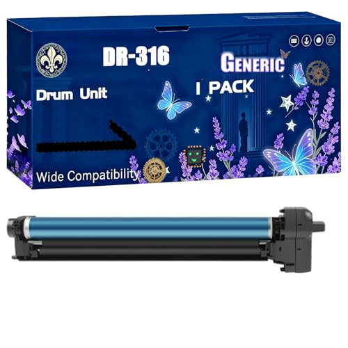 Image of DR-316 Drum Unit Compatible for Konica Minolta Bizhub C 250 i C 251 i C 300 i C 301 i C 360 i C 361 i Printers, Black High Yield 80000 Pages Printer Accessories (1 Pack Black)