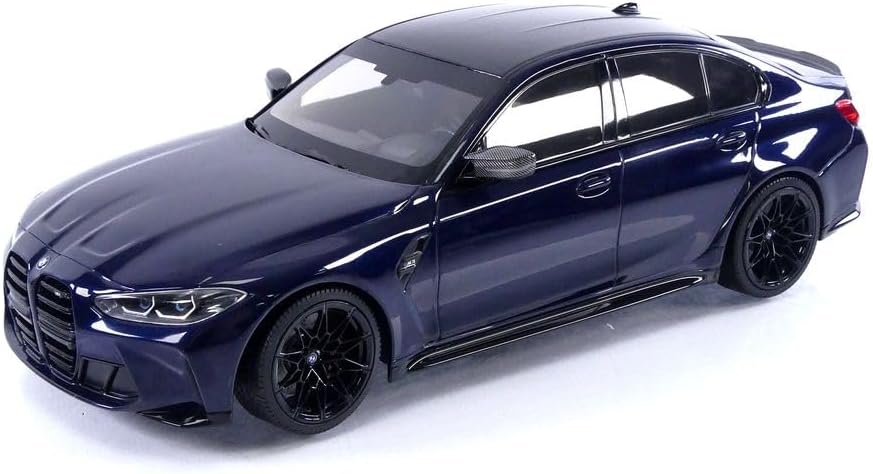 155020201 1:18 BMW M3-2020-Blue Collectible Miniature Car, Blue