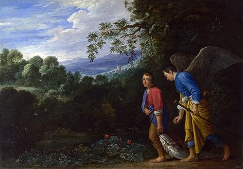 Art Elsheimer Tobie et l'archange Raphaël pour apaiser votre intérieur