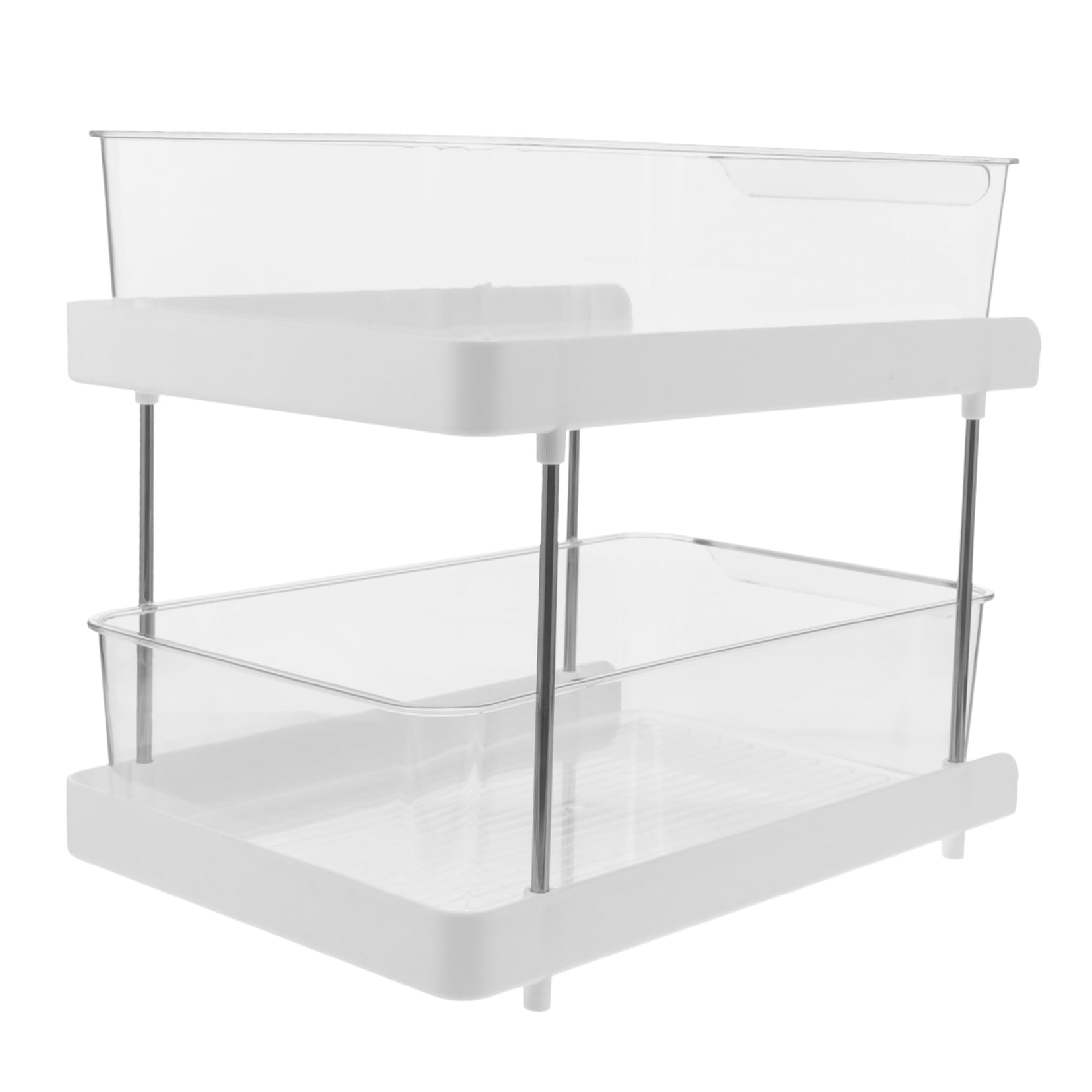 JECOMPRIS Storage Shelf for Bathroom Kitchen Pet Organizer for Toiletries Cosmetics Space Saving Dresser Storage Rack Stylish Home