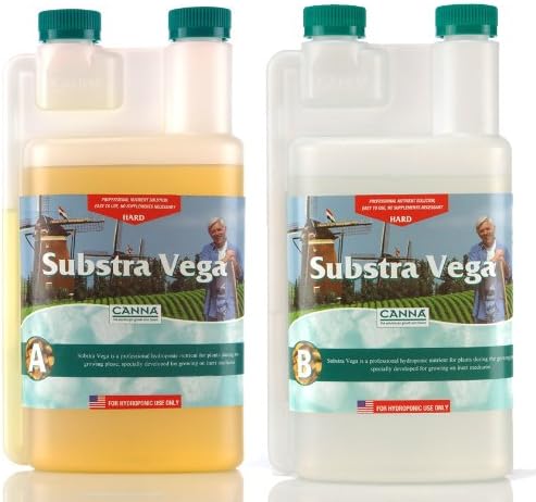 CANNA Substra Vega Hard Water A and B Nutrients 1 Liter